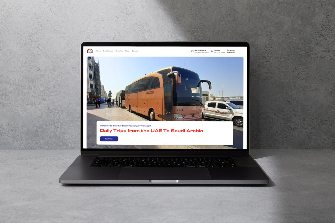 Belad Al Sham Passenger Transport — Online Ticketing Platform